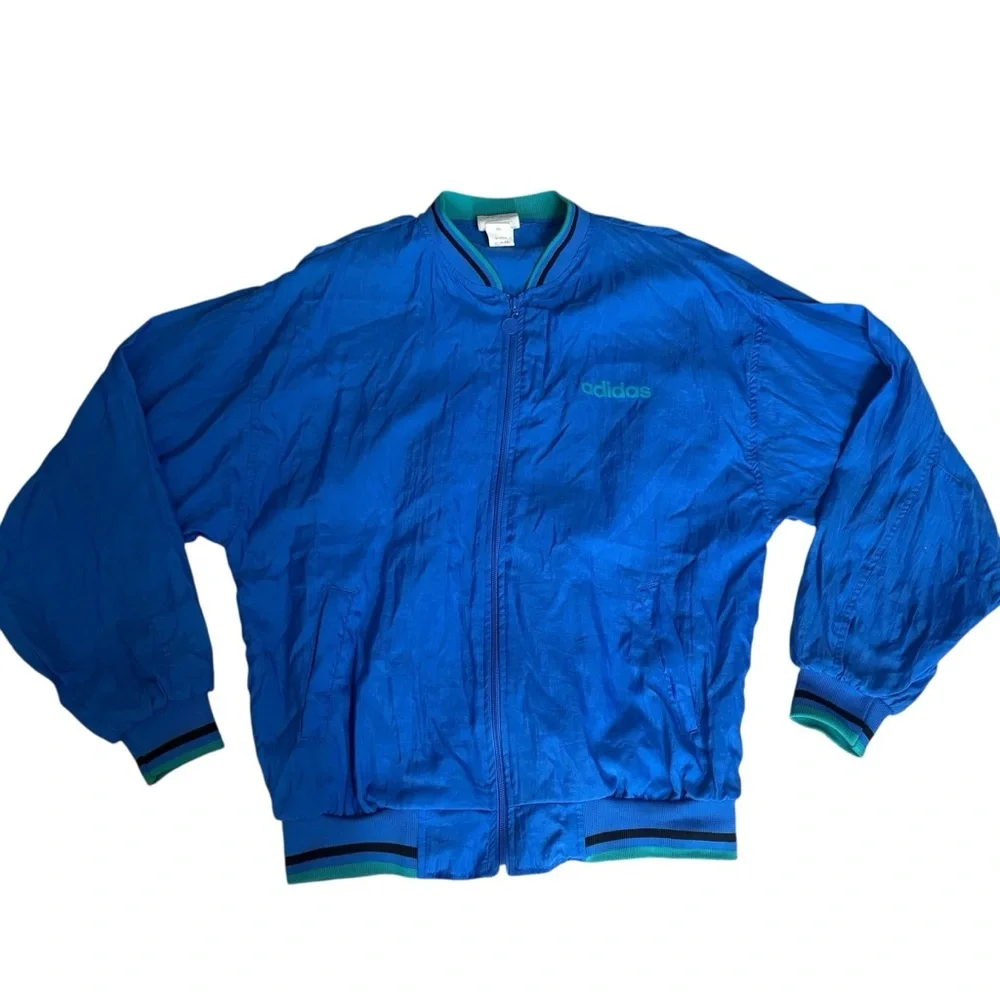 Adidas Royal Blue Windbreaker